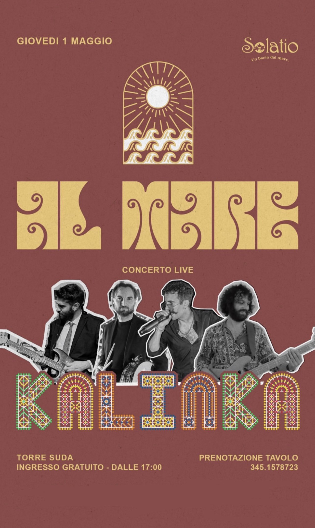 LIVE 1 MAGGIO - Solatio, Torre Suda