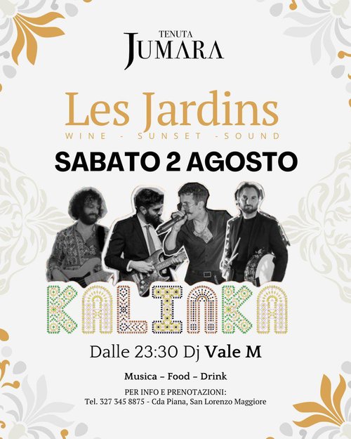 LIVE 2 Agosto - Tenuta Jumara, Benevento, BN