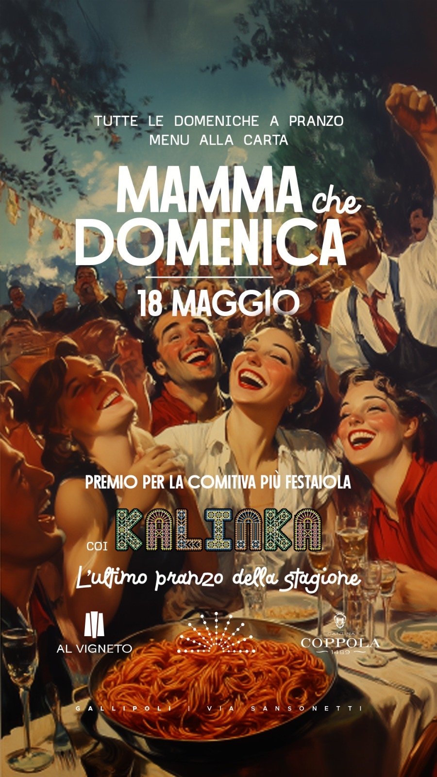 LIVE 18 MAGGIO - Al Vigneto, Gallipoli